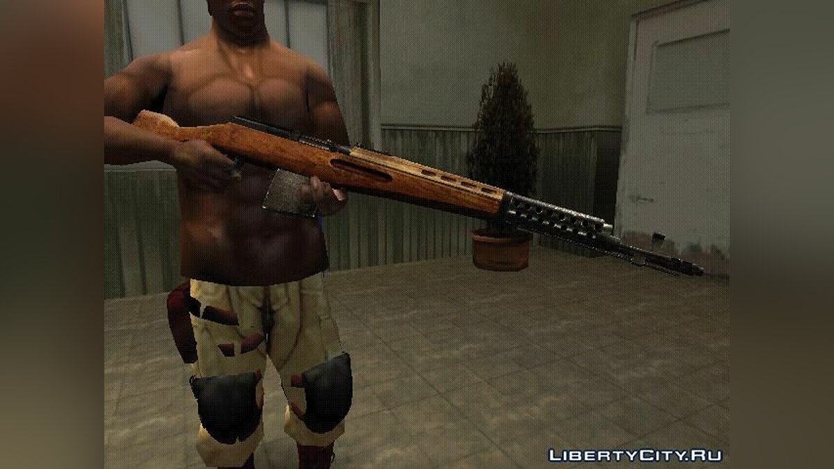 Скачать СКС-45 (карабин) для GTA San Andreas