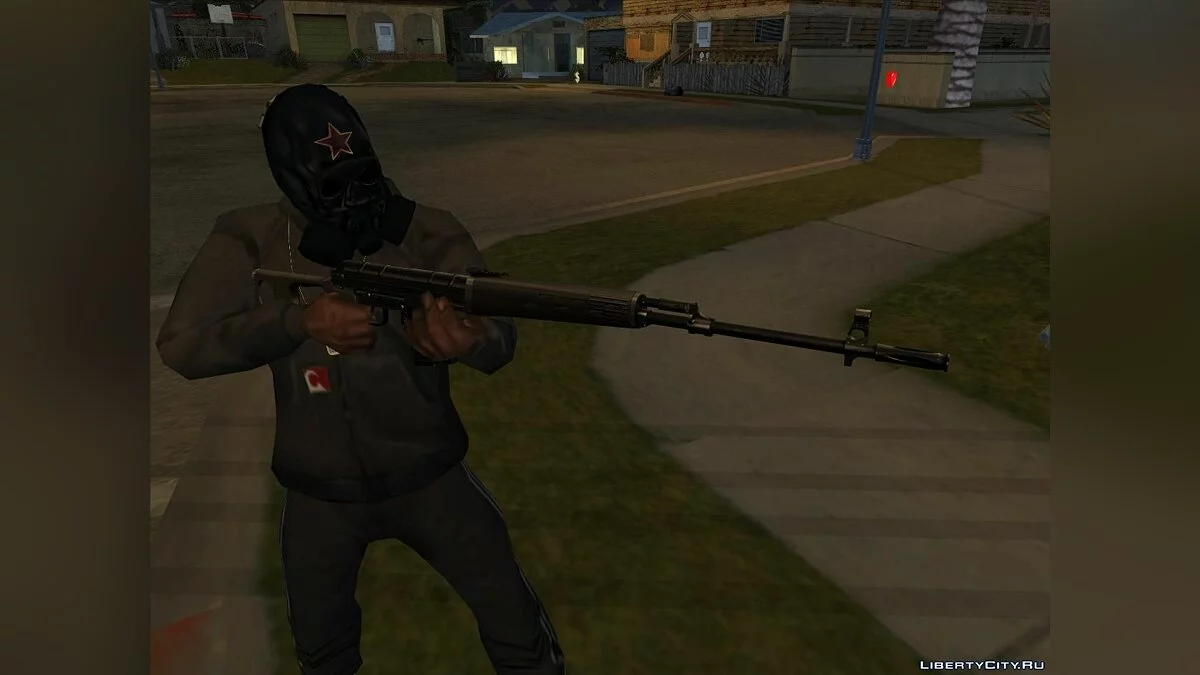 Драгунов без прицела / GTA San Andreas