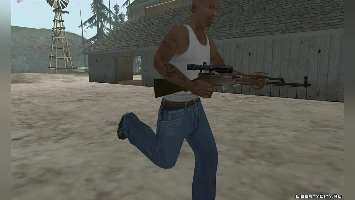 СКС с оптическим прицелом / GTA San Andreas