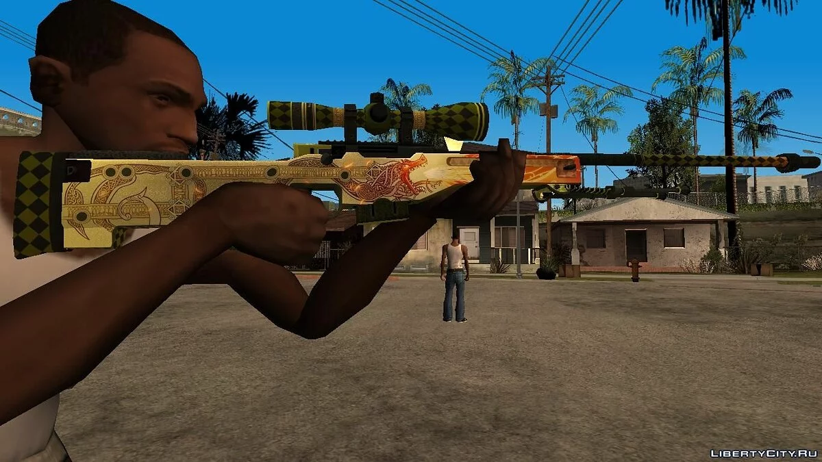 AWP Dragon Lore / GTA San Andreas