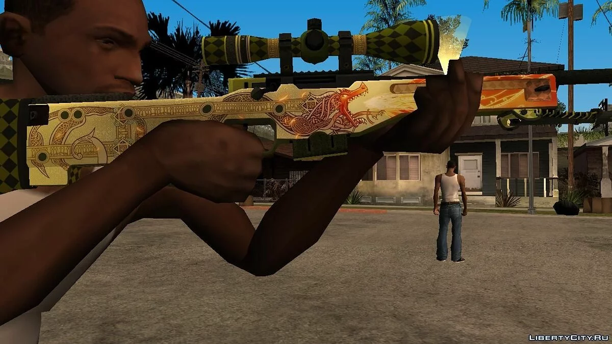 AWP Dragon Lore / GTA San Andreas