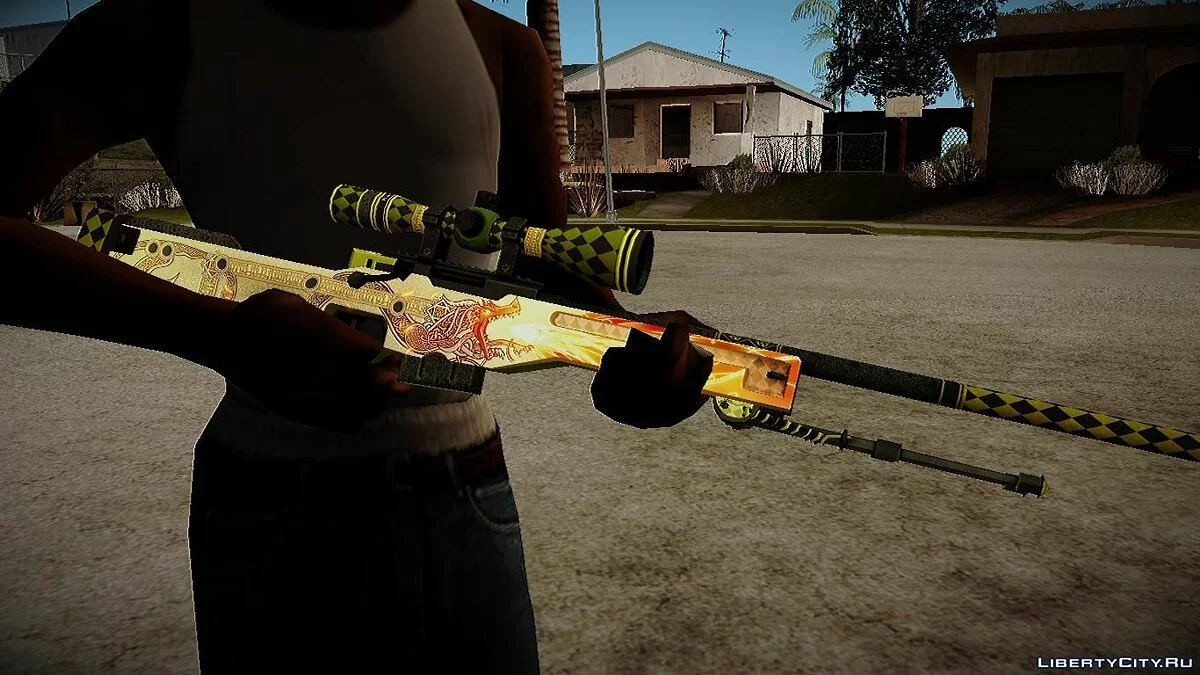 AWP Dragon Lore / GTA San Andreas