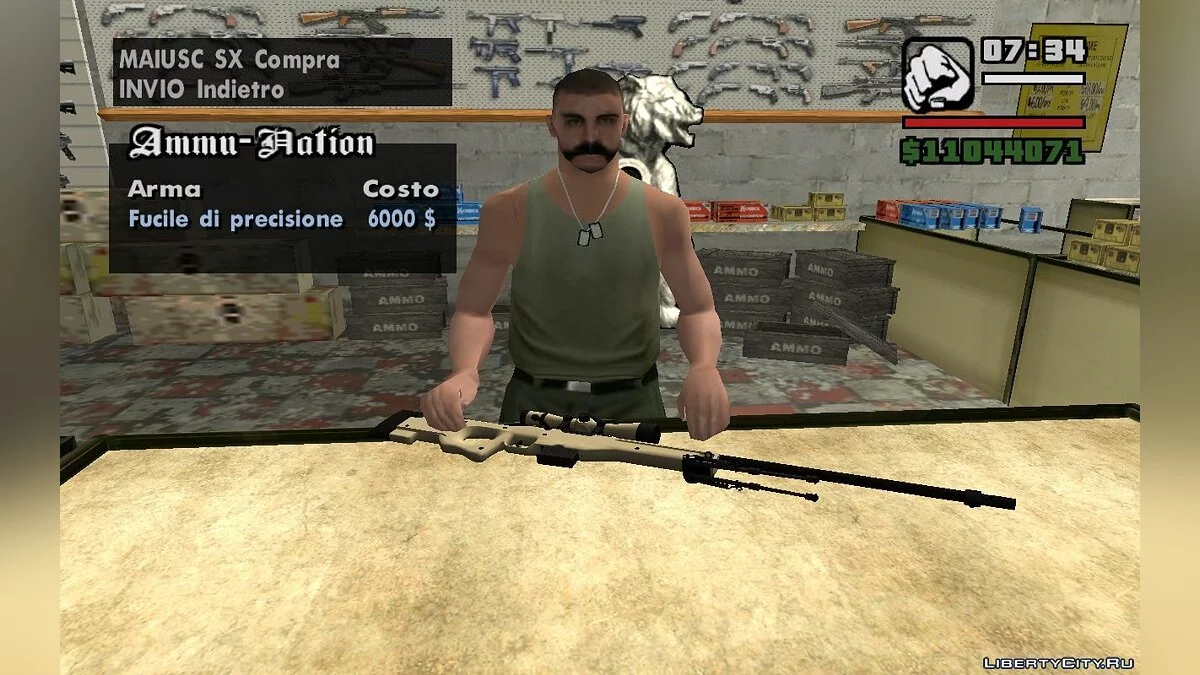 Accuracy International Arctic Warfare Desert Camo / GTA San Andreas