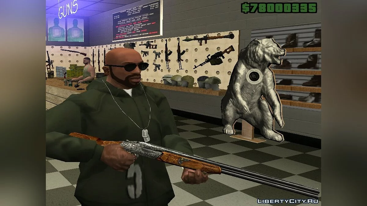 Тоз-34 с гравировкой и резным прикладом / GTA San Andreas