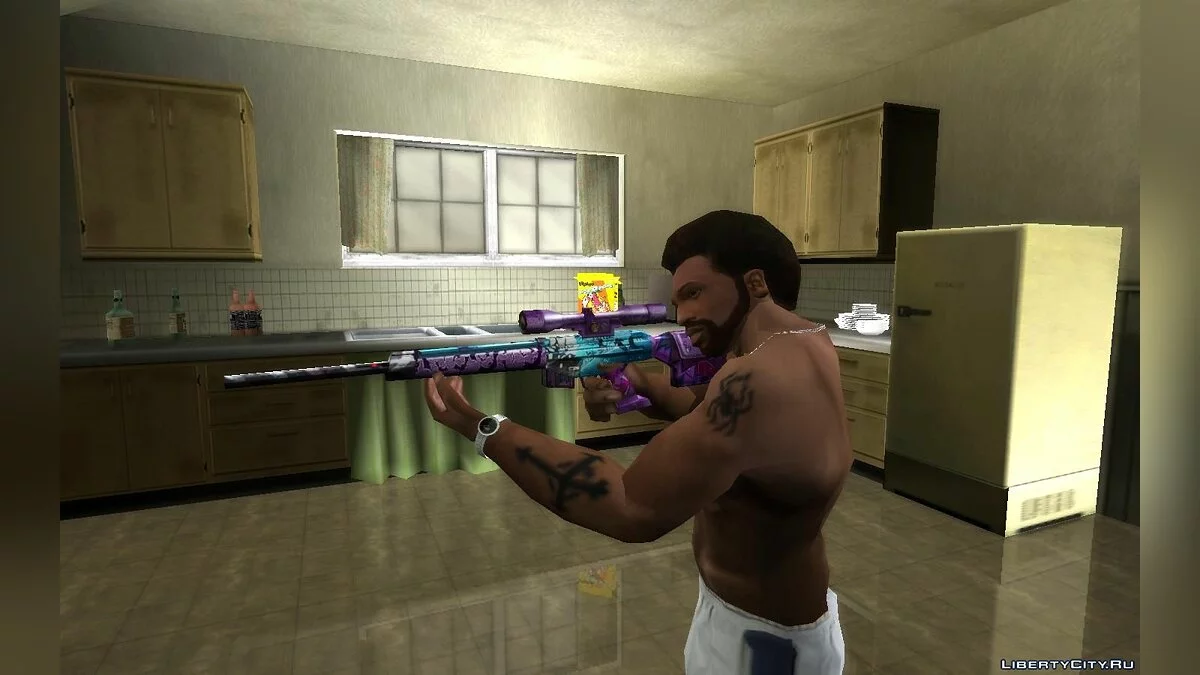 Ghost PSG1 из игры SFPH Playpark / GTA San Andreas