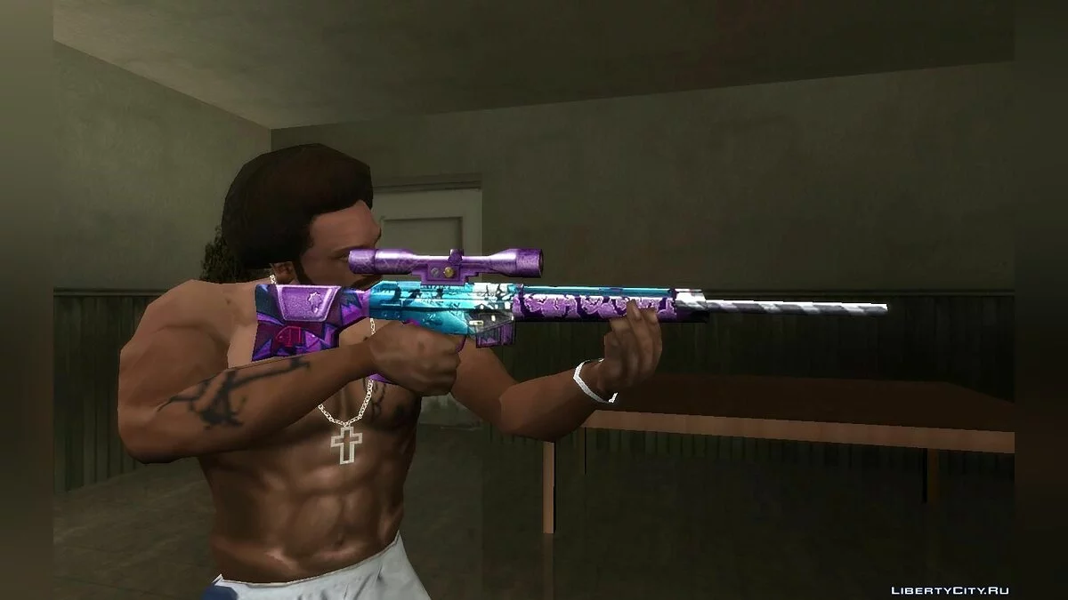 Ghost PSG1 из игры SFPH Playpark / GTA San Andreas