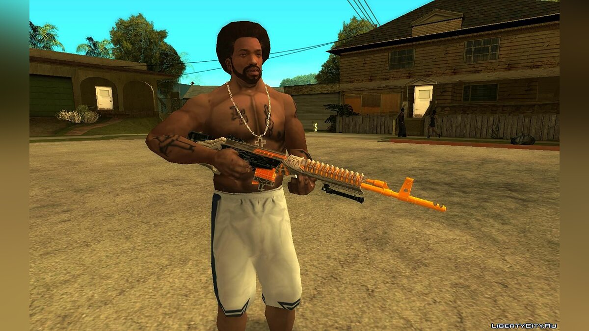 Скачать SVD Skull Splitter из игры Rules of Survival для GTA San Andreas