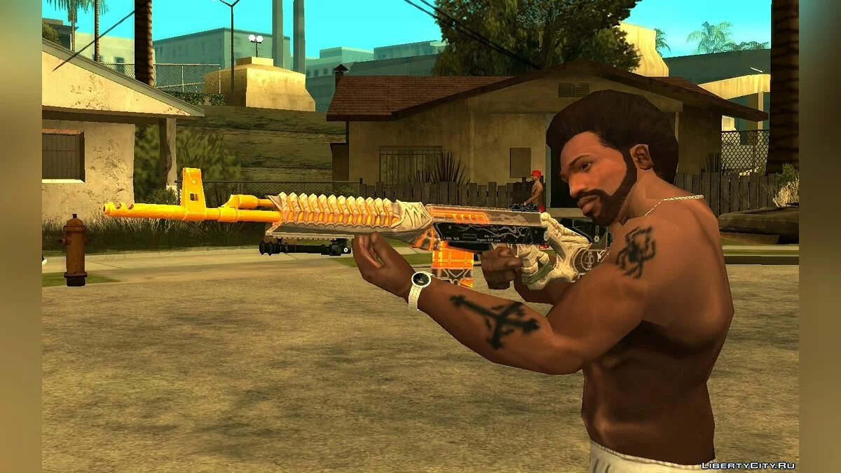 SVD Skull Splitter из игры Rules of Survival / GTA San Andreas