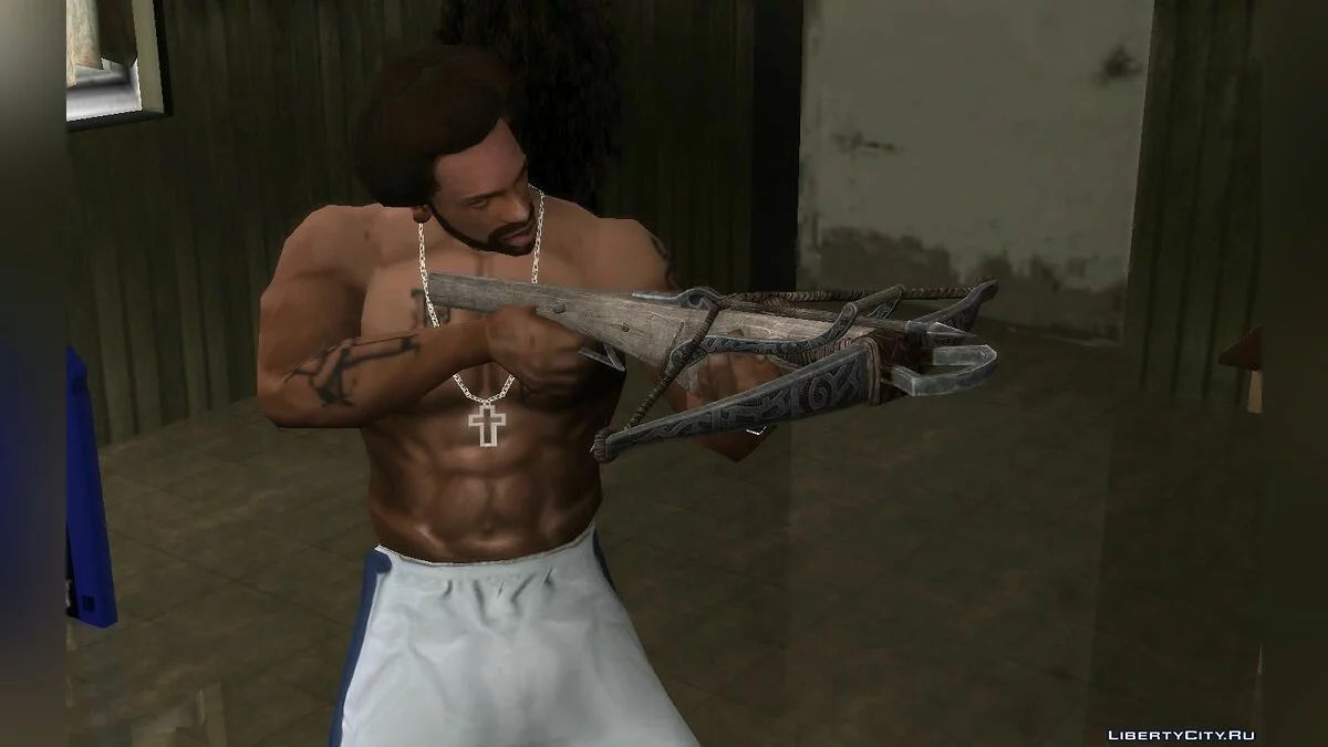 Арбалет из Skyrim / GTA San Andreas