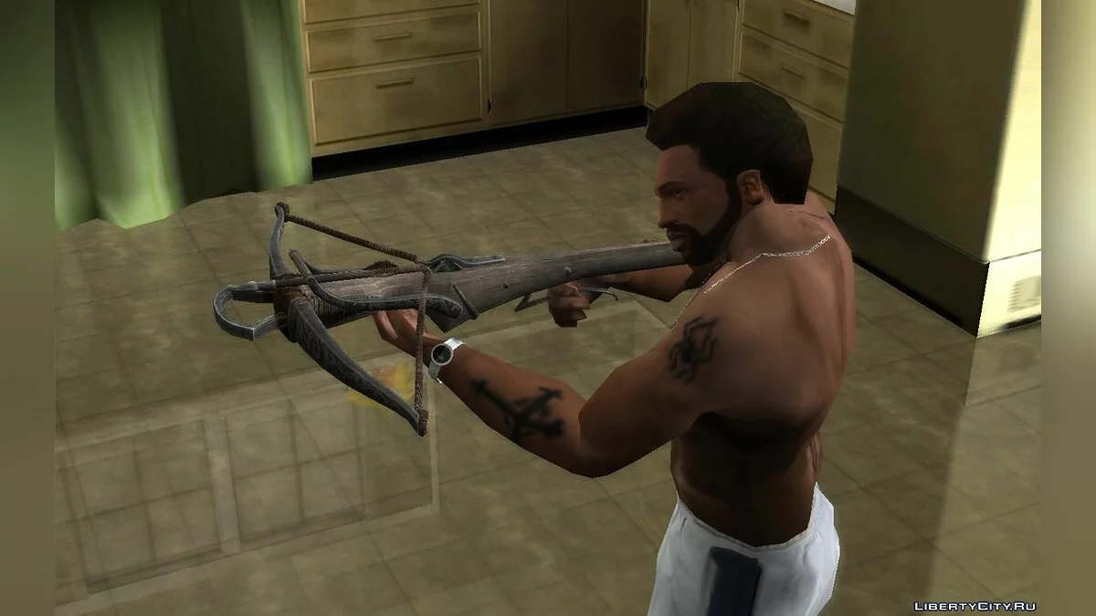 Арбалет из Skyrim / GTA San Andreas