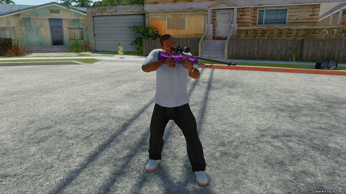 Скачать AWP Удар молнии из CS:GO для GTA San Andreas