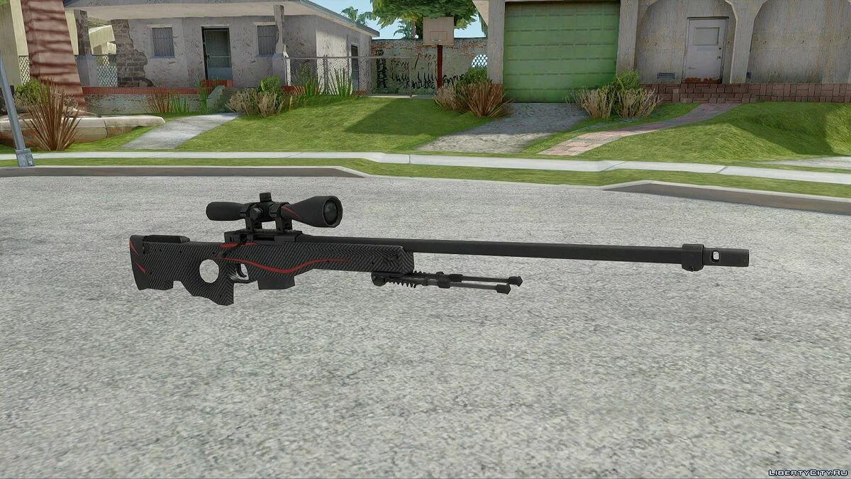 AWP Красная линия из CS:GO / GTA San Andreas