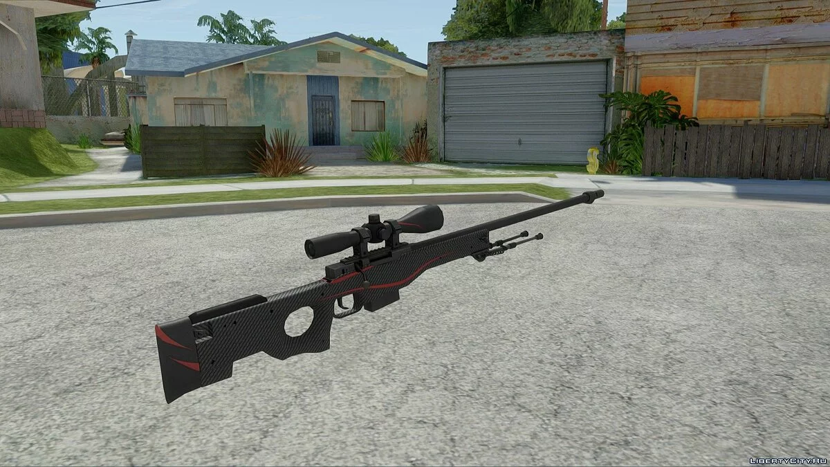 AWP Красная линия из CS:GO / GTA San Andreas