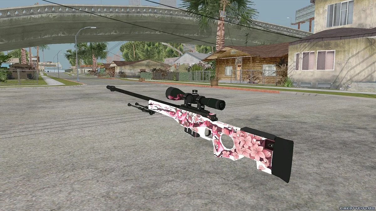 AWP Burning Sakura / GTA San Andreas