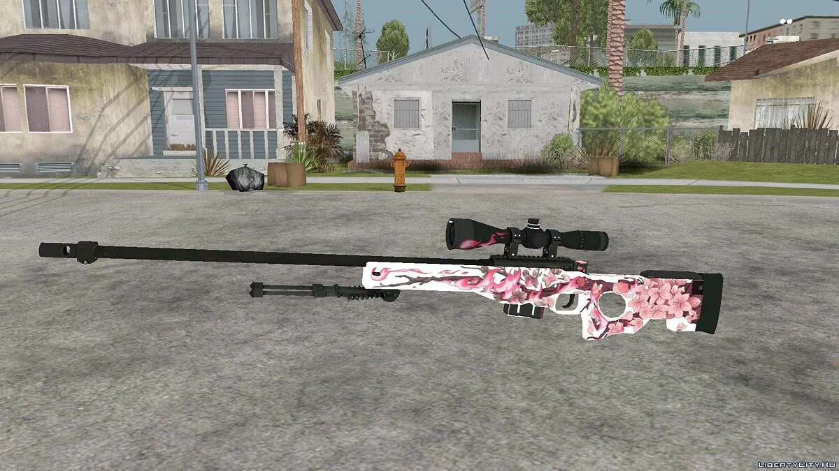AWP Burning Sakura / GTA San Andreas