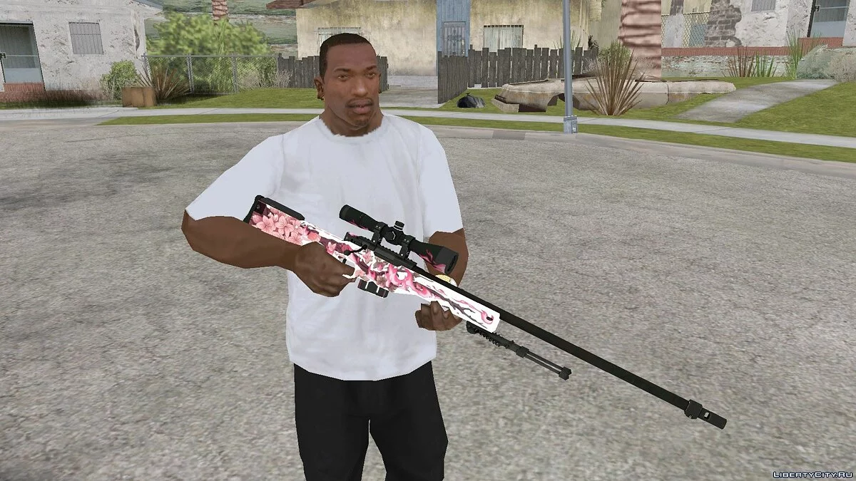 AWP Burning Sakura / GTA San Andreas