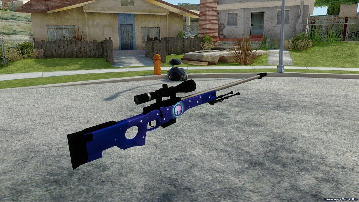 Скачать AWP Night Neon для GTA San Andreas