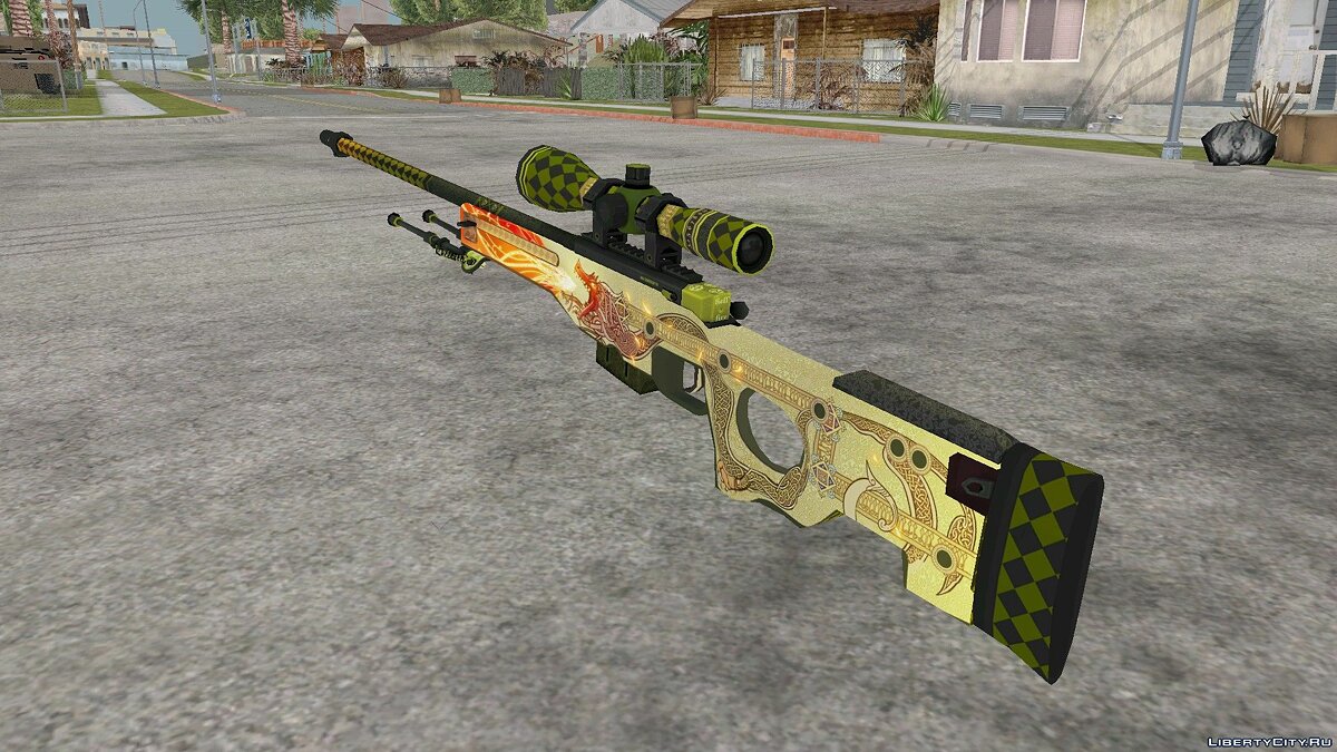 Скачать AWP Dragon Lore для GTA San Andreas