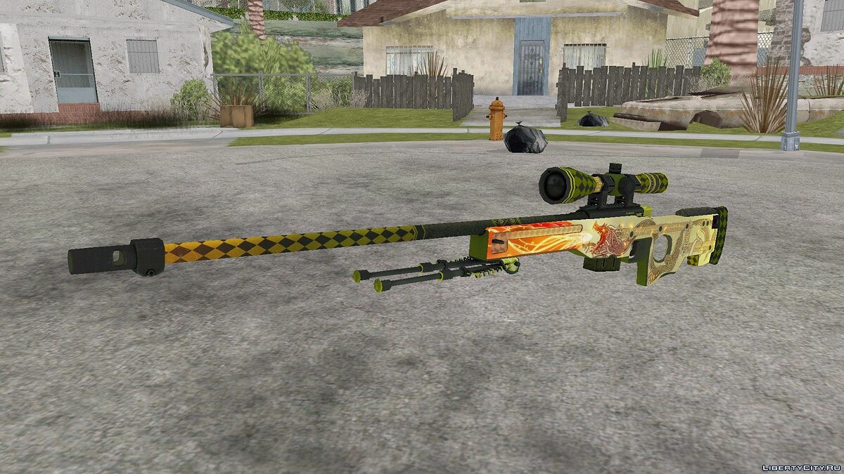 Скачать AWP Dragon Lore для GTA San Andreas