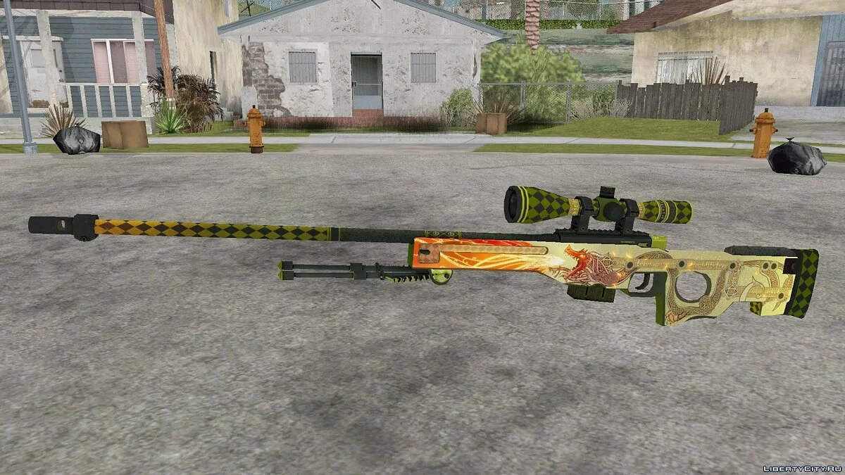 AWP Dragon Lore / GTA San Andreas