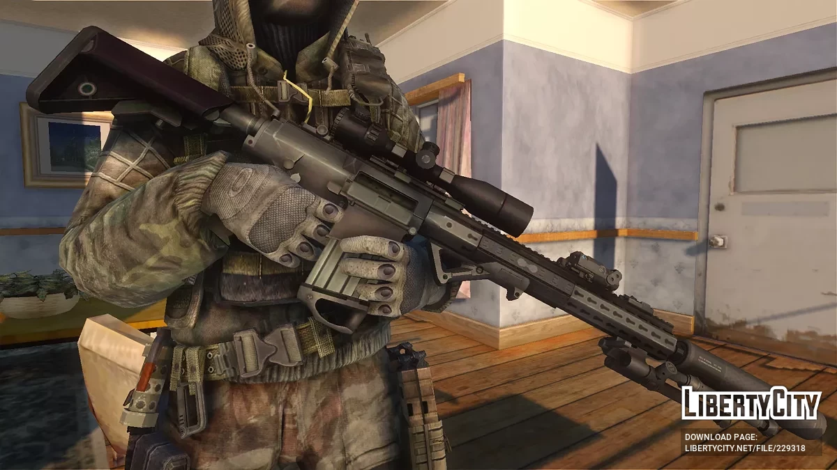 USA SR-25 Designated Marksman Rifle / GTA San Andreas