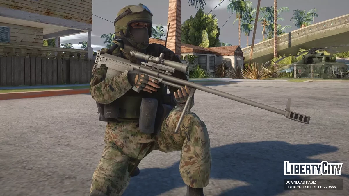 Russia KSVK Anti-Material Rifle / GTA San Andreas