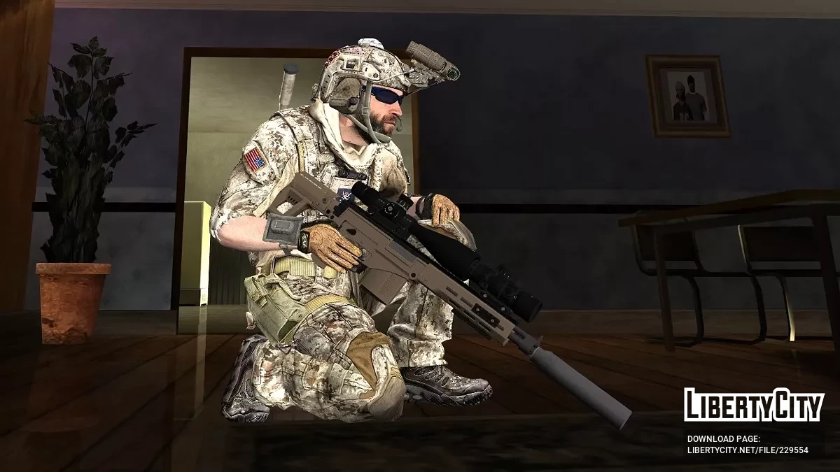Russia SVCh .308 Marksman Rifle / GTA San Andreas