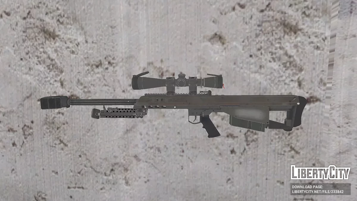 Barrett M95 из Battlefield 2042 / GTA San Andreas