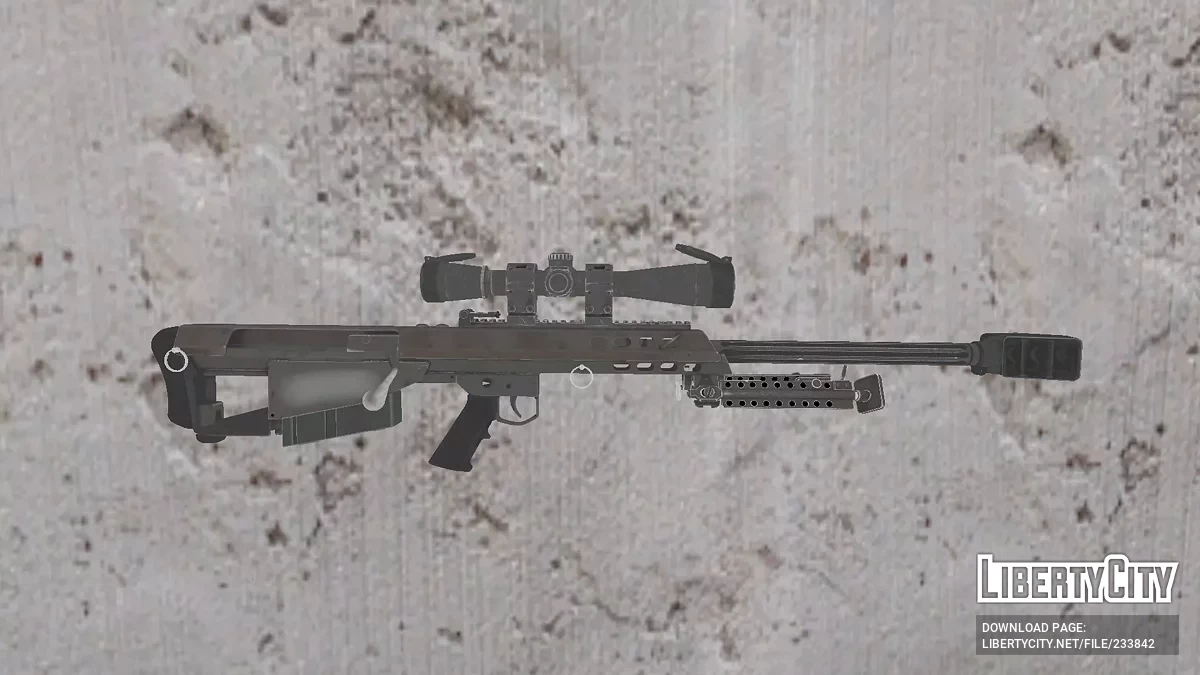 Barrett M95 из Battlefield 2042 / GTA San Andreas