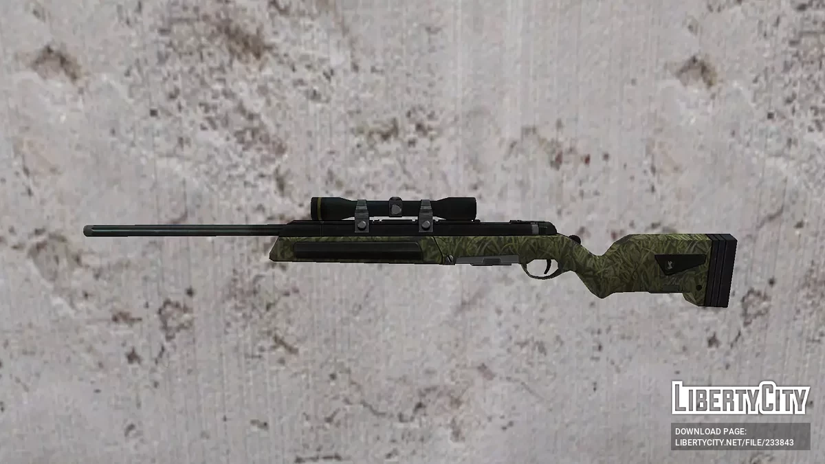 Камуфляжный Steyr Scout из CSO2 / GTA San Andreas