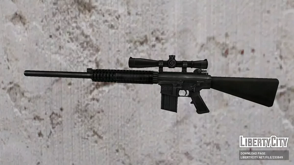 SR-25 из CrossFire / GTA San Andreas