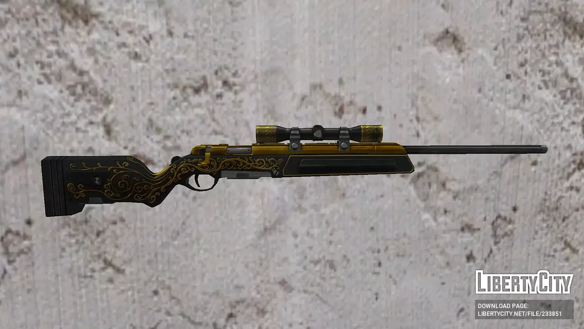 Steyr Scout Gold Skin из CSO2 / GTA San Andreas