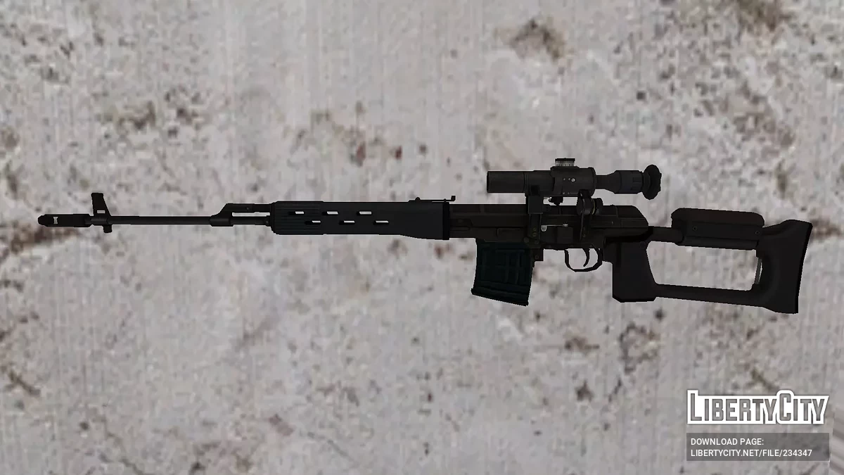 SVD Dragunov Sniper Rifle из A.V.A / GTA San Andreas