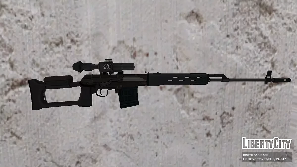 SVD Dragunov Sniper Rifle из A.V.A / GTA San Andreas