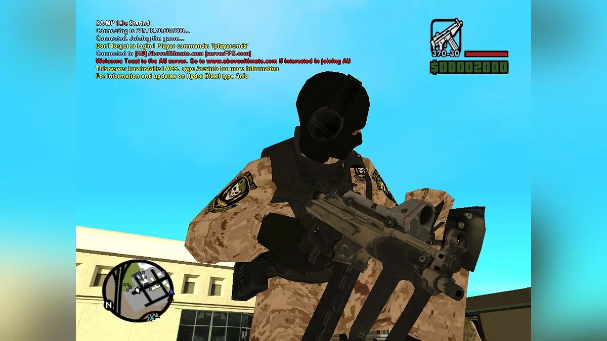 MP5K pack / GTA San Andreas