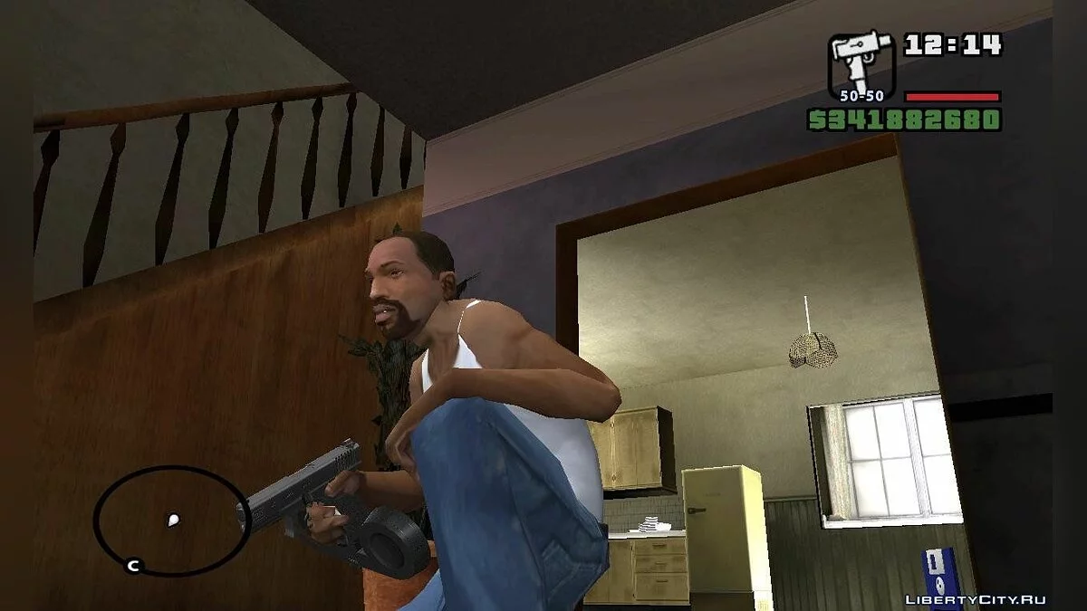 Glock 19 с дисковым магазином / GTA San Andreas