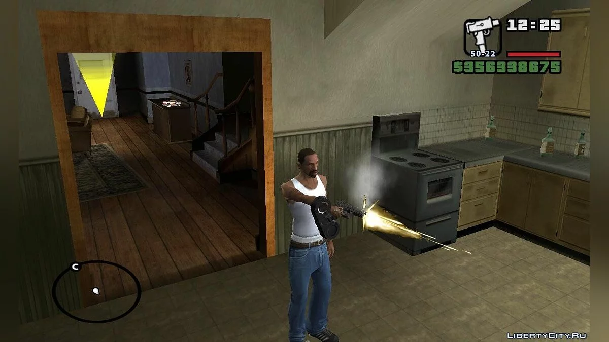 Glock 19 с дисковым магазином / GTA San Andreas