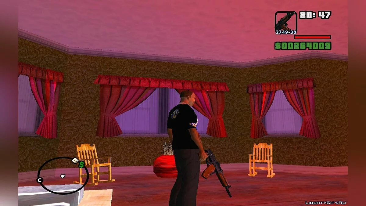 АКС-74У со сложенным прикладом / GTA San Andreas