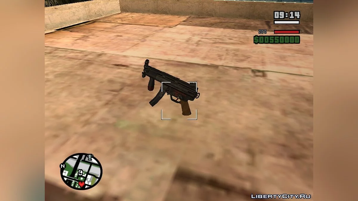 H&K MP5K - Редактированы текстуры / GTA San Andreas