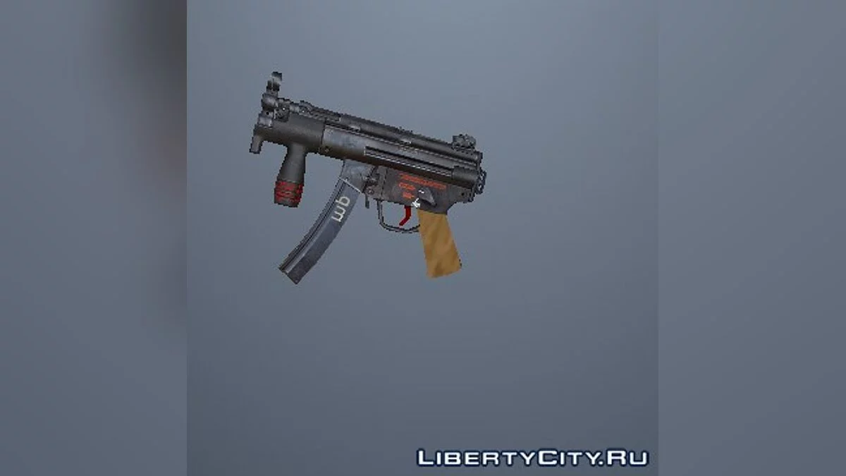 H&K MP5K - Редактированы текстуры / GTA San Andreas
