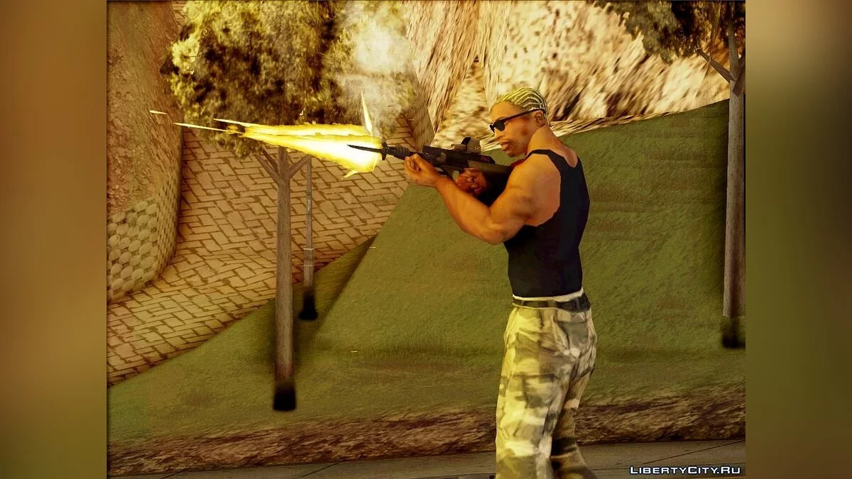 AUG A3  9mm XS из WARFACE / GTA San Andreas