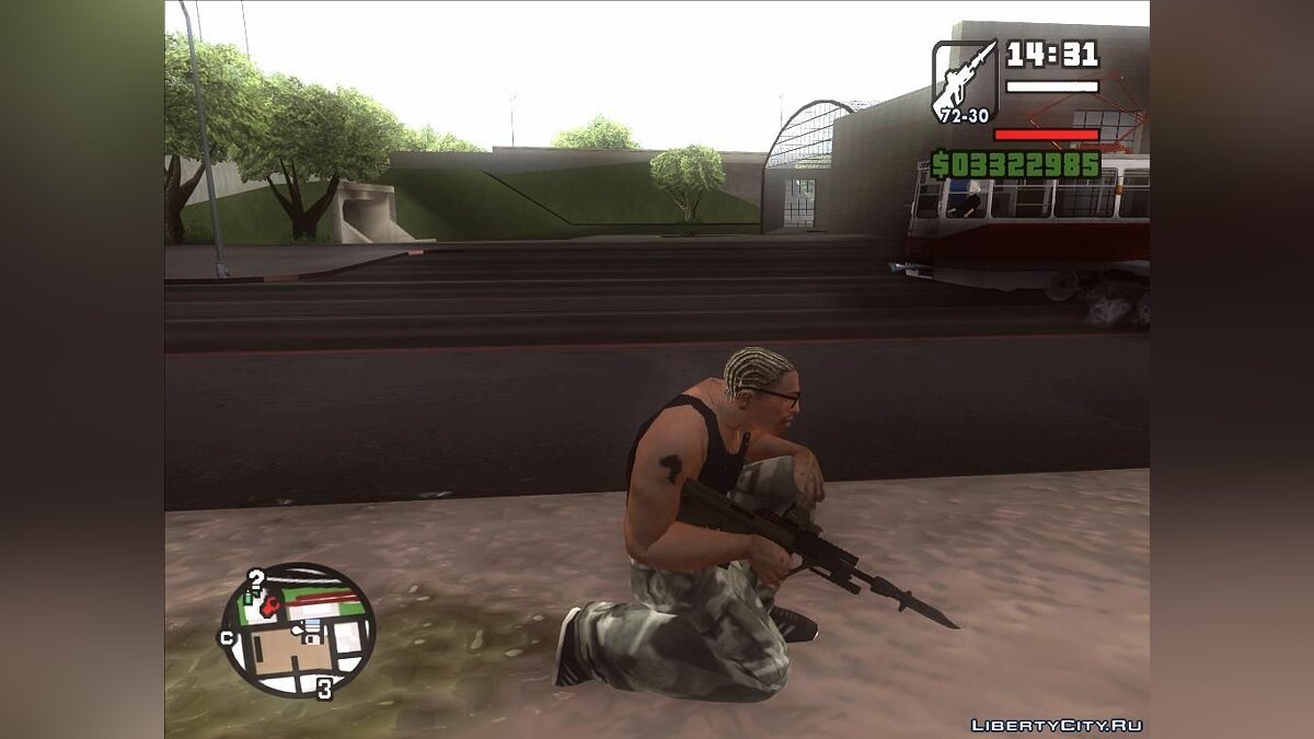 Скачать AUG A3 9mm XS из WARFACE для GTA San Andreas