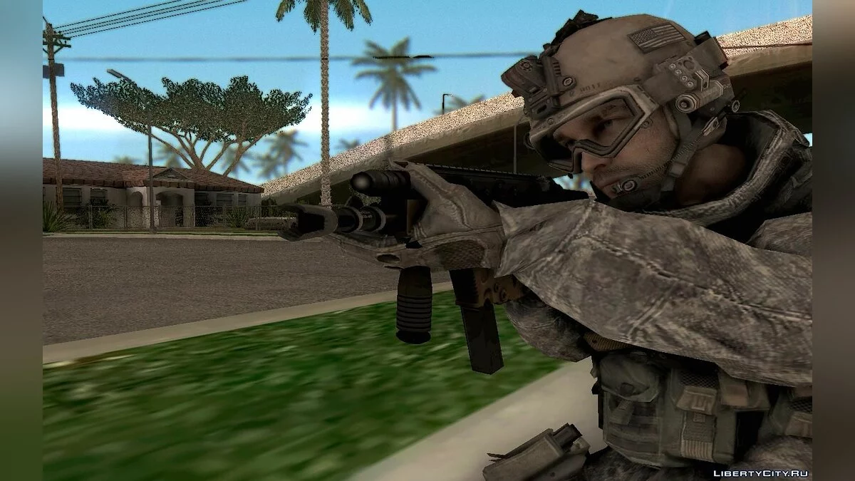 Kriss super-v из warface / GTA San Andreas