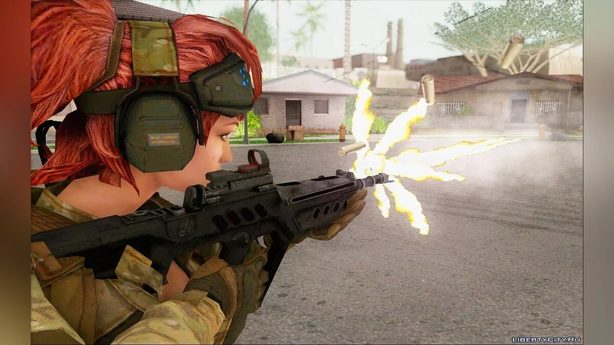 Tavor ctar-21 из WarFace v2 / GTA San Andreas