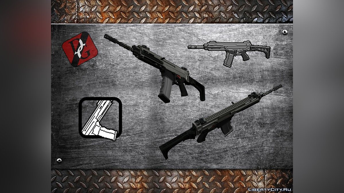 Weapons: Mp5lng для GTA San Andreas - Картинка #1