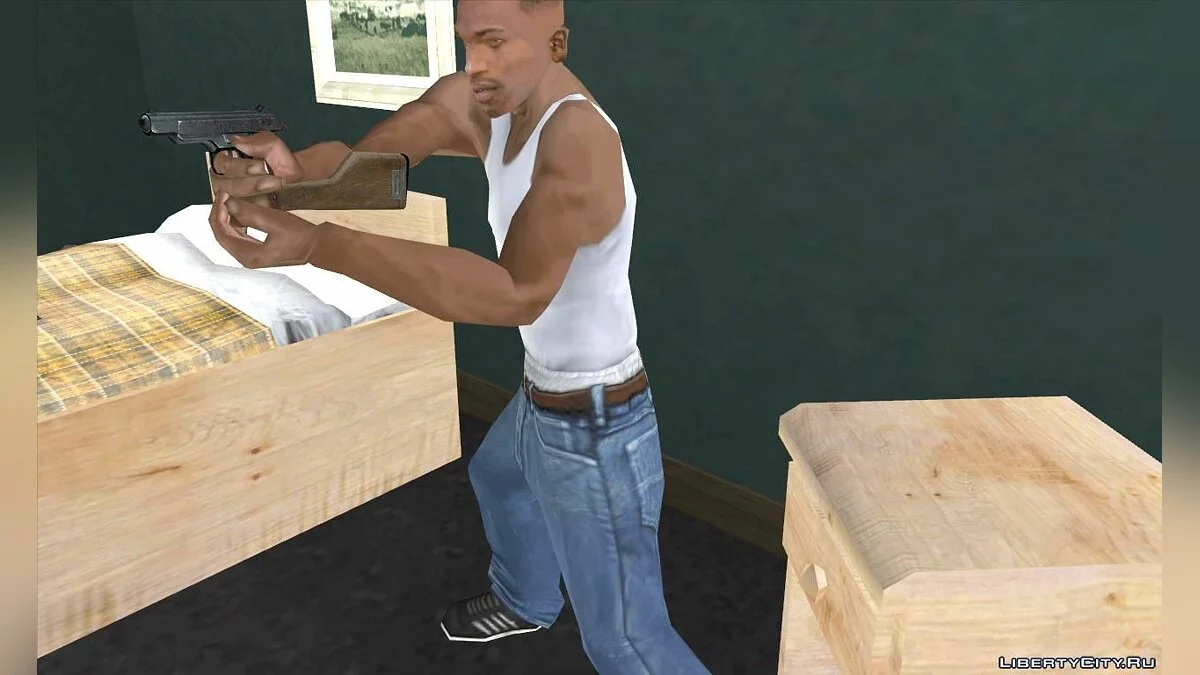 Автоматический Пистолет Стечкина / GTA San Andreas