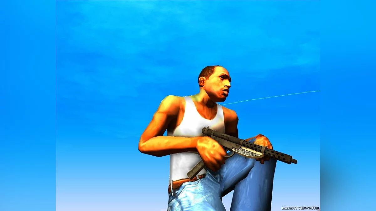 Пистолет-Пулемет  из игры R.I.P.D. / GTA San Andreas