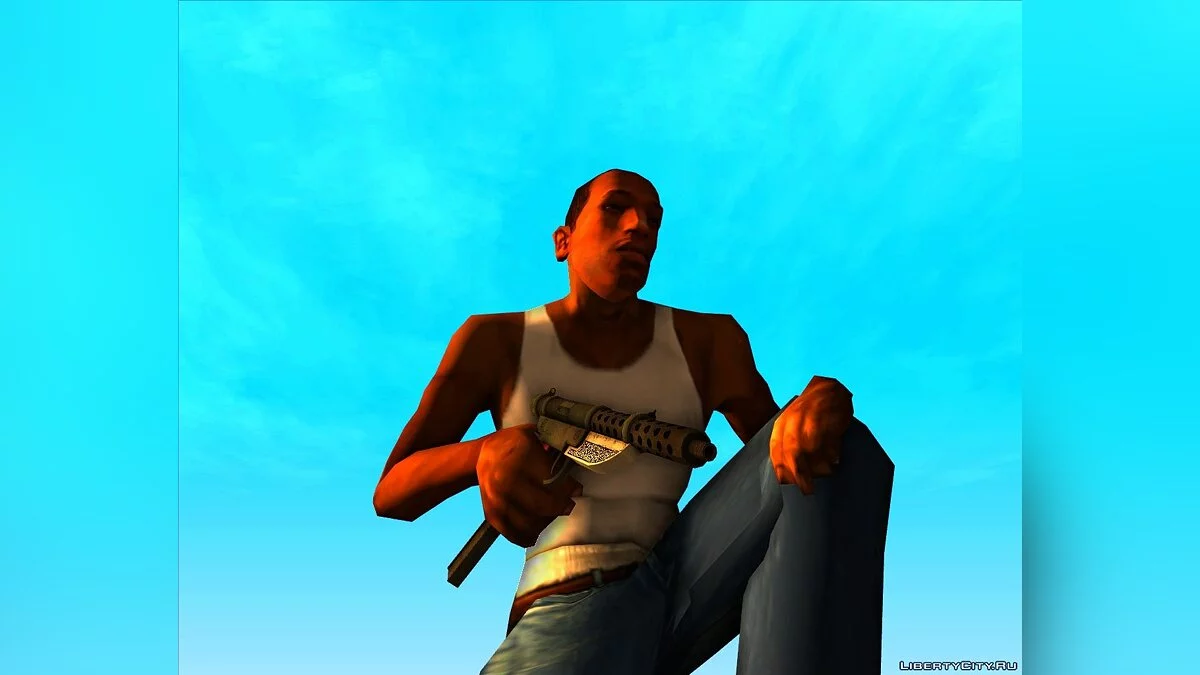 Пистолет-Пулемет  из игры R.I.P.D. / GTA San Andreas