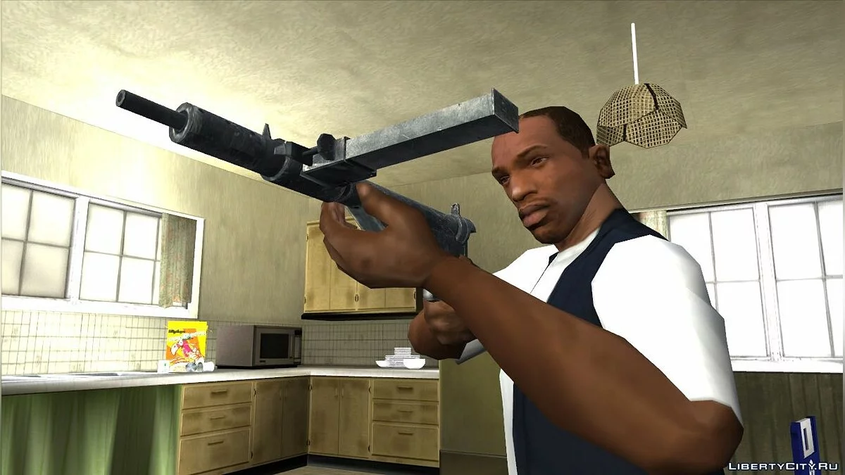 STEN Mk.II из Call of Duty: Black Ops / GTA San Andreas
