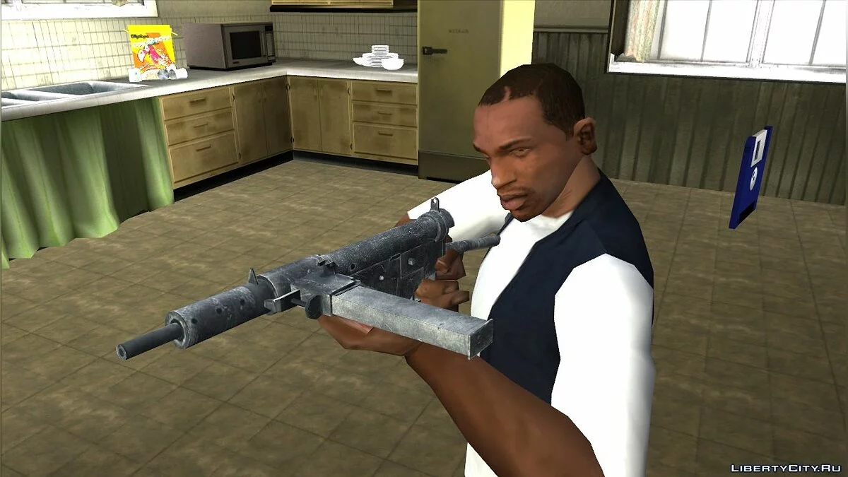 STEN Mk.II из Call of Duty: Black Ops / GTA San Andreas
